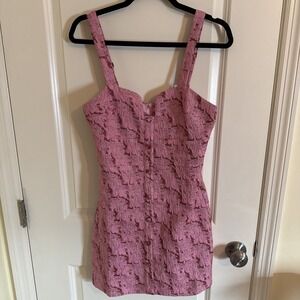 Storia Pink Strappy Harley Mini Dress Size Small Petal & Pup Concert Festival